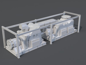 factory units 8 - 20 pieces Modèle 3D