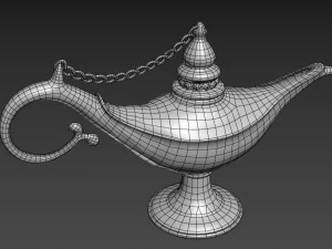 magic oil lamp 3D Model