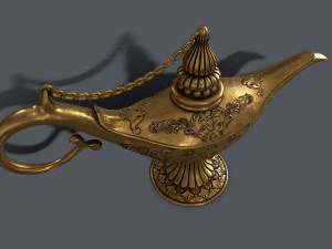 magic oil lamp 3D Model
