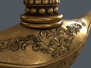 magic oil lamp 3D Model