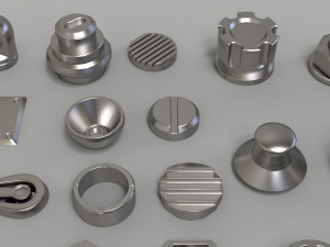 bolts and knobs-part-1-100 pieces 3D Модель
