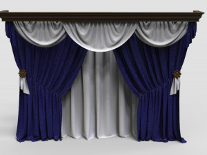 curtains - part - 1 - 20 pieces 3D मॉडल