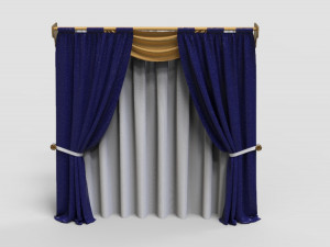 curtains - part - 1 - 20 pieces 3D मॉडल