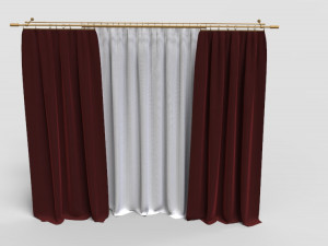 curtains - part - 1 - 20 pieces 3D मॉडल