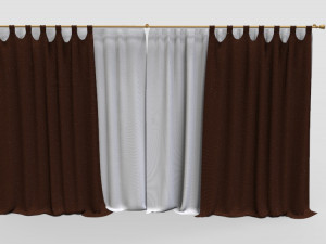 curtains - part - 1 - 20 pieces 3D मॉडल