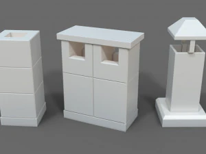 cole&ccedil;&atilde;o de telhado de constru&ccedil;&atilde;o - 1 - 40 pe&ccedil;as Modelo 3D