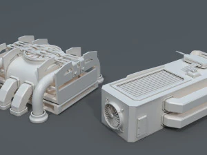 building roof collection - 2 - 40 pieces 3D Model