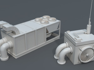 building roof collection - 2 - 40 pieces Modelo 3D