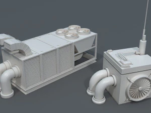 building roof collection - 2 - 40 pieces 3D Model