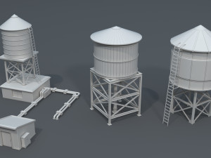 building roof collection - 2 - 40 pieces Modelo 3D
