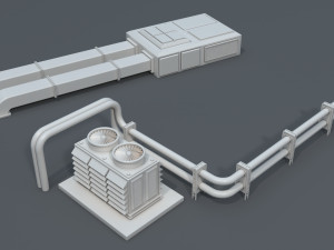 building roof collection - 2 - 40 pieces Modelo 3D