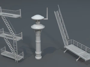 building roof collection - 2 - 40 pieces 3D Model