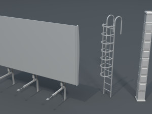 building roof collection - 2 - 40 pieces Modelo 3D