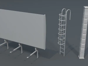 building roof collection - 2 - 40 pieces 3D Model