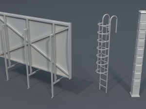 building roof collection - 2 - 40 pieces Modelo 3D