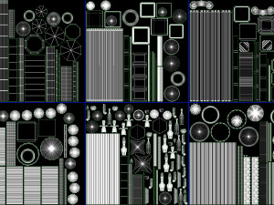 columns collection -1 - 10 pieces 3D Model