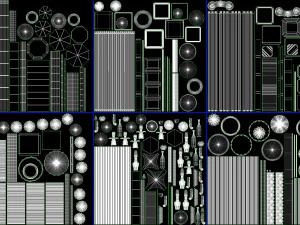 columns collection -1 - 10 pieces 3D Model