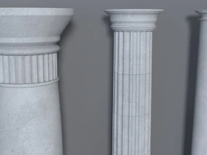 columns collection -2 - 10 pieces 3D Model