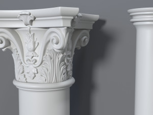 columns collection -3 - 10 pieces 3D 模型