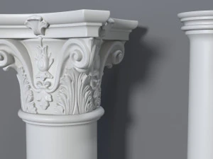 columns collection -3 - 10 pieces 3D Model