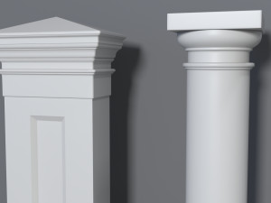 columns collection -3 - 10 pieces 3D 模型
