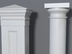 columns collection -3 - 10 pieces 3D Model