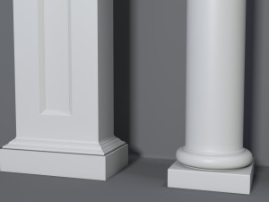 columns collection -3 - 10 pieces 3D 模型