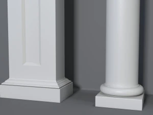columns collection -3 - 10 pieces 3D Model