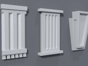 corbels collection -1 - 25 pieces 3D Model