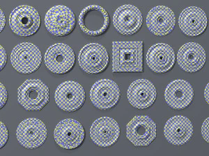 rosettes collection -1 - 30 pieces 3D Model