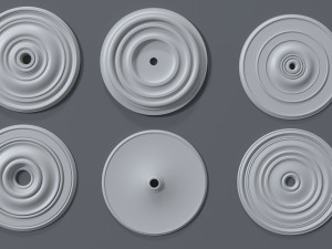 rosettes collection -1 - 30 pieces 3D-Modell
