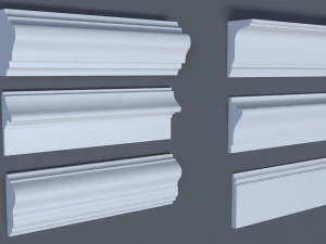 cornice collection - 1 - 50 pieces 3D Model