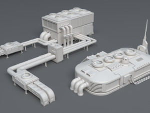 building roof collection - 3 - 40 pieces Modelo 3D