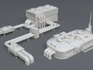 building roof collection - 3 - 40 pieces 3D Model