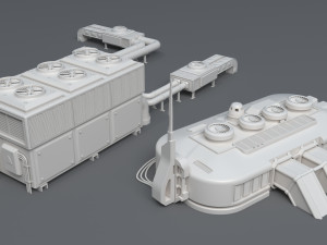 building roof collection - 3 - 40 pieces Modelo 3D
