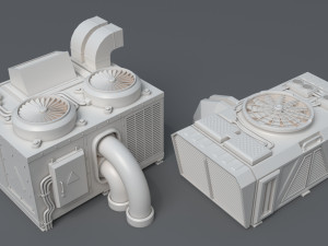 building roof collection - 3 - 40 pieces Modelo 3D