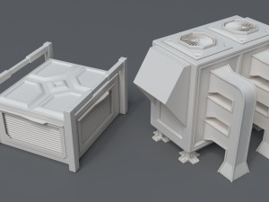 building roof collection - 3 - 40 pieces Modelo 3D