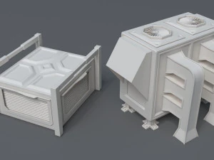 building roof collection - 3 - 40 pieces 3D Model