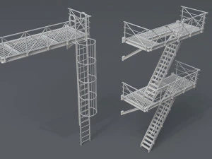 building roof collection - 3 - 40 pieces 3D Model