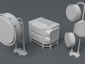 building roof collection - 3 - 40 pieces Modelo 3D