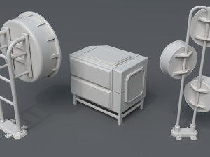 building roof collection - 3 - 40 pieces Modelo 3D