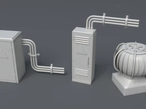 building roof collection - 3 - 40 pieces 3D Model