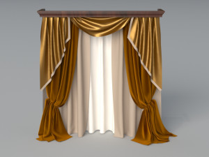 curtains - part - 2 - 22 pieces 3D 模型
