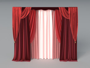 curtains - part - 2 - 22 pieces 3D 模型
