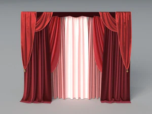 curtains - part - 2 - 22 pieces 3D Model