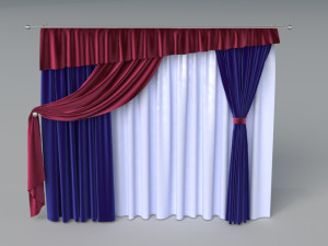 curtains - part - 2 - 22 pieces 3D 模型