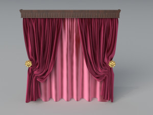 curtains - part - 2 - 22 pieces 3D 模型