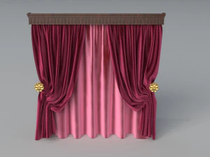 curtains - part - 2 - 22 pieces 3D Model