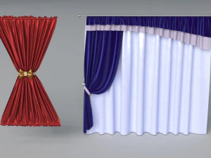 curtains - part - 2 - 22 pieces 3D Model