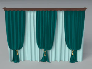 curtains - part - 2 - 22 pieces 3D Model